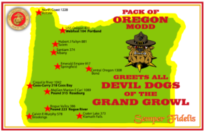 Oregon Devil Dog Location Map