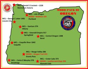 Oregon MODD Map